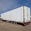 White 2008 Wabash Drop Deck
