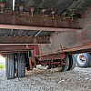 1990 Dobson Flat Deck Tag Trailer