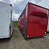red Dobson Curtain Trailer
