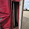 red Dobson Curtain Trailer