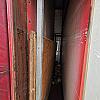 red Dobson Curtain Trailer