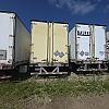 cream Trailmobile van