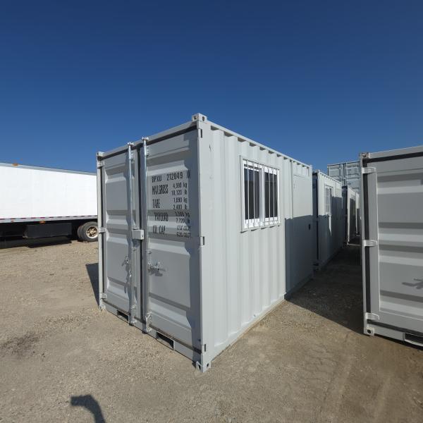 2026 CIMC 12 ft Container with Man Door and Window at Dobson Sales