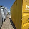 Yellow CIMC 8ft w/ mandoor & Window at Dobson Sales