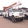 white 1997 International 4900 at Dobson Sales