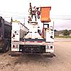 white 1997 International 4900 at Dobson Sales