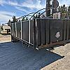 blk 2002 Dobson 18' Steel Flat Deck at Dobson Sales