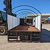 blk 2002 Dobson 18' Steel Flat Deck at Dobson Sales