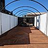 blk 2002 Dobson 18' Steel Flat Deck at Dobson Sales
