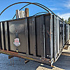 Black 2002 Dobson 18' Steel Flat Deck