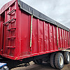 RED 2004 Dobson GRAIN DUMP BOX